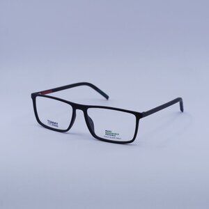 Tommy Hilfiger TJ 0019 0003 00 Eyeglasses Black 55mm Rectangle Frame